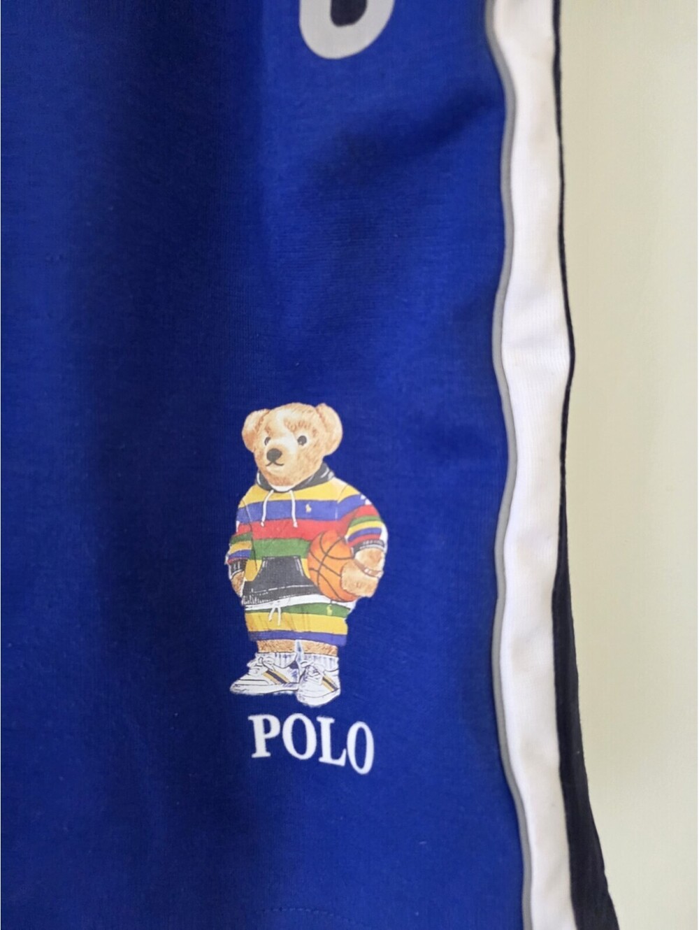Ralph Lauren Polo Bear Fleece Short Youth XL Blue